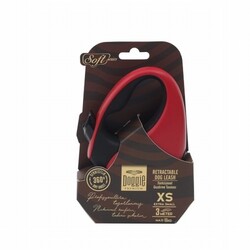 Doggie - Doggie Otomatik Köpek Tasması Soft Seri XS Kırmızı 
