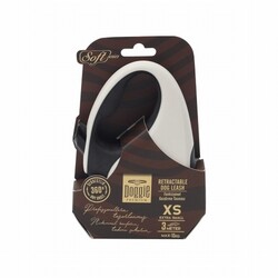 Doggie - Doggie Otomatik Köpek Tasması Soft Seri XS Beyaz 