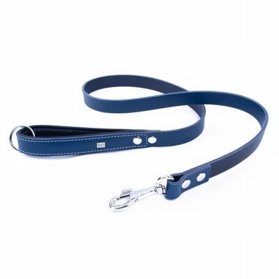 Doggie Yumuşak Deri Firstclass Köpek Gezdirme Tasması Royalblue 2x140 Cm 