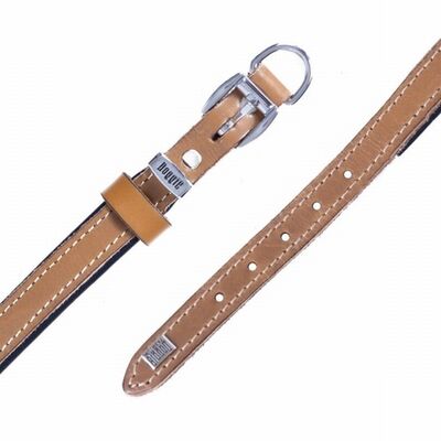 Doggie Yumuşak Firstclass Deri Köpek Boyun Tasması Camel 1,5x25-30 Cm 