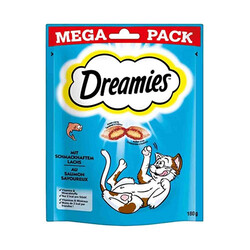 Dreamies - Dreamies Mega Pack İç Dolgulu Somonlu Kedi Ödülü 180 Gr 