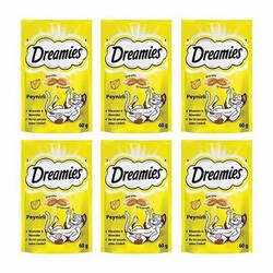 Dreamies - Dreamies Peynirli Kedi Ödülü 6x60 Gr 
