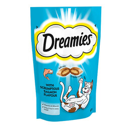 Dreamies - Dreamies Somon Balıklı Kedi Ödülü 60 Gr 
