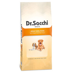 Dr.Sacchi - Dr.Sacchi Basic Chicken Tavuklu Yetişkin Köpek Maması 15 Kg 