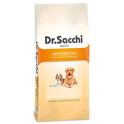Dr.Sacchi Basic Chicken Tavuklu Yetişkin Köpek Maması 15 Kg 
