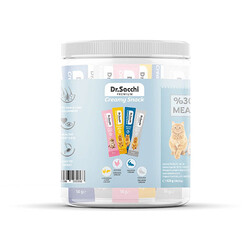 Dr.Sacchi - Dr.Sacchi Creamy Snack Karışık Sıvı Kedi Ödülü 30x14 Gr 