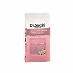 Dr.Sacchi - Dr.Sacchi Premium Kitten Sığır Etli ve Kuzulu Düşük Tahıllı Yavru Kedi Maması 10 Kg 