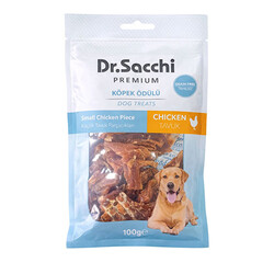 Dr.Sacchi - Dr.Sacchi Premium Küçük Tavuk Parçacıklı Tahılsız Köpek Ödülü 100 Gr 