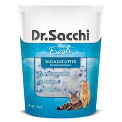 Dr.Sacchi - Dr.Sacchi Silica Kristal Kedi Kumu 14x3,2 Lt 