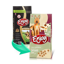 Enjoy Biftekli Yetişkin Köpek Maması 15 Kg - Thumbnail