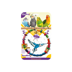 EuroBird Kuş Oyuncağı Renkli Daire Salıncak - Thumbnail