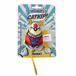 EuroCat - EuroCat Çıngıraklı Kedi Oyuncağı Sarı Tombik Fare 