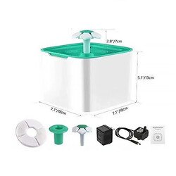 Eurocat - EuroCat Holytachi 3 in 1 Papatya Otomatik Kedi Su Pınarı 18x13x7 Cm 