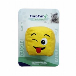 Eurocat - EuroCat Dil Çıkaran Smiley Küp Kedi Oyuncağı 