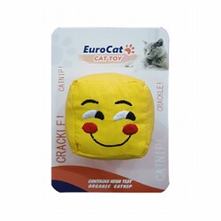 EuroCat - EuroCat Gülen Smiley Küp Kedi Oyuncağı 