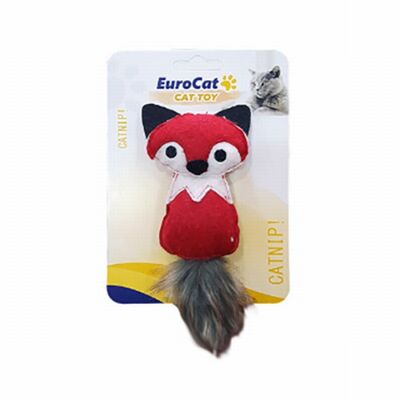 EuroCat Kırmızı Sincap Kedi Oyuncağı 