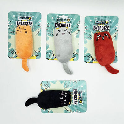 Eurocat Kedi Oyuncağı Mimikli Büyük Kedi Karışık Renkli 