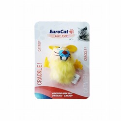 Eurocat - EuroCat Sarı Fare Kedi Oyuncağı 7,5 Cm 