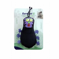 EuroCat - EuroCat Siyah Tırtıl Kedi Oyuncağı 
