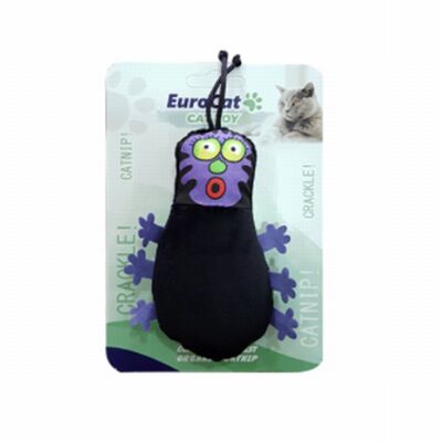 EuroCat Siyah Tırtıl Kedi Oyuncağı 