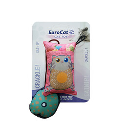 Eurocat - EuroCat Kedi Oyuncağı Yastık Kedi Ufak Yastık