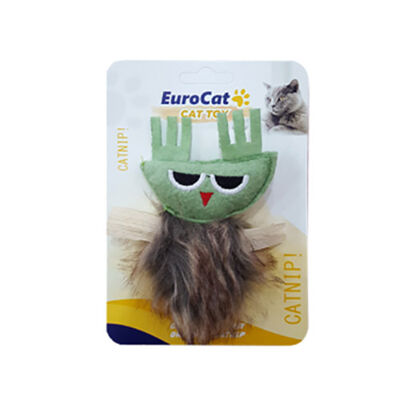 EuroCat Kedi Oyuncağı Yeşil Sincap