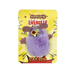 EuroCat - EuroCat Mor Tüylü Fare Kedi Oyuncağı 