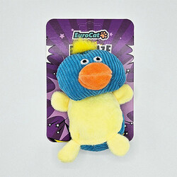 EuroCat - EuroCat Peluş Papağan Sarı Mavi Kedi Oyuncağı 