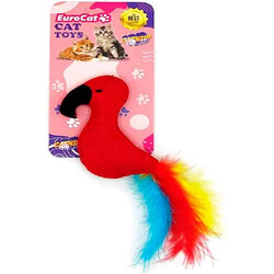 EuroCat - EuroCat Toys Peluş Papağan Kedi Oyuncağı 