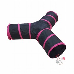 EuroCat - EuroCat Üç Yollu Tünel Kedi Oyuncağı 