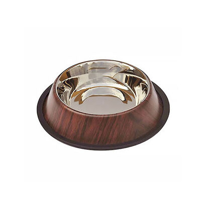 EuroDog ASR(W) 08 Oz Bambu Desenli Kedi ve Köpek Mama Su Kabı 