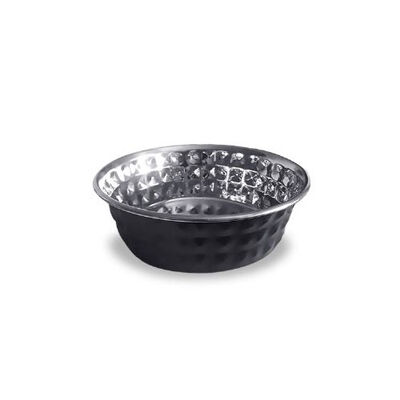 EuroDog işlemeli Kedi ve Köpek Mama Su Kabı 17 Oz 11 Cm 