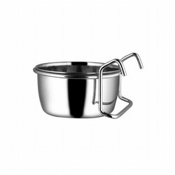 Eurodog - EuroDog Kanca Askılı Metal Kuş Yem Kabı 30 Oz 14,5 Cm 