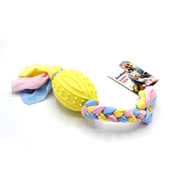 EuroDog Puppy Toys Rugby Topu Diş Kaşıma Oyuncağı - Thumbnail