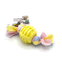 Eurodog - EuroDog Puppy Toys Sarı Ufak Top Diş Kaşıma Oyuncağı