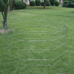 EuroGold - EuroGold 8 Parça Tel Panel Köpek Oyun Alanı 61x78 Cm 