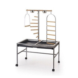 EuroGold - EuroGold Papağan Eğitim Sehpası Siyah 