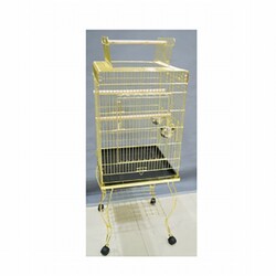EuroGold - EuroGold Sehpalı Papağan Kafesi Gold 51x51x129 Cm 