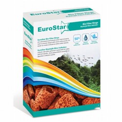 EuroStar - EuroStar Bio Filter Ring Akvaryum Filtre Malzemesi Kahverengi 500 Ml 