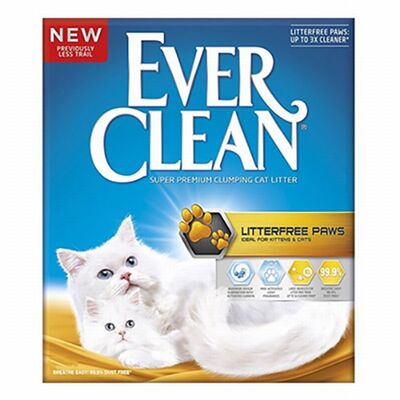 Ever Clean Litterfree Paws Patilere Yapışmayan Topaklanan Kedi Kumu 6 Lt 