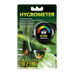 Exo Terra - Exo Terra Hygrometer Nem Ölçer & Analog Yuvarlak Teraryum Higrometresi 