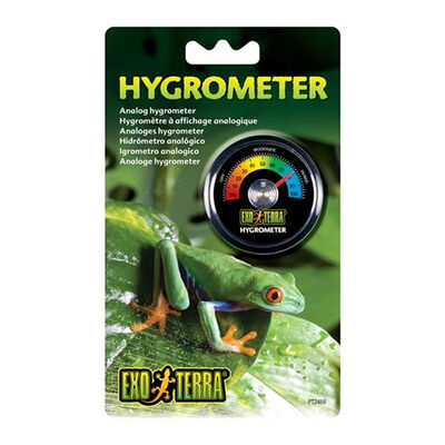 Exo Terra Hygrometer Nem Ölçer & Analog Yuvarlak Teraryum Higrometresi 