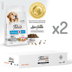 Felicia - Felicia Hypoallergenic Medium Large Somonlu Düşük Tahıllı Yetişkin Köpek Maması 6 Kg 