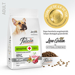 Felicia HypoAllergenic Small Mini Kuzulu Küçük Irk Düşük Tahıllı Yetişkin Köpek Maması 3 Kg - Thumbnail