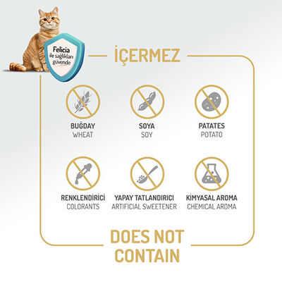 Felicia Hypoallergenic Tavuklu Düşük Tahıllı Yetişkin Kedi Maması 2 Kg 