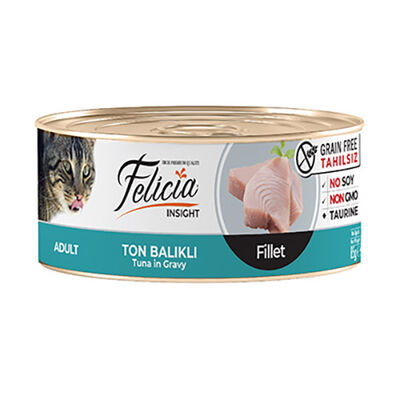 Felicia Tahılsız Ton Balıklı Fileto Kedi Konservesi