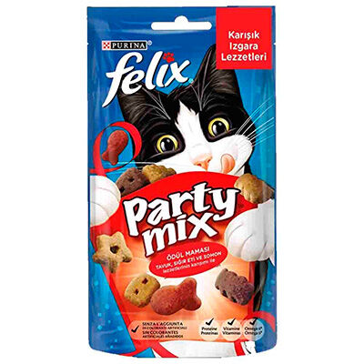 Felix Party Mix Karışık Izgara Lezzetleri Kedi Ödülü