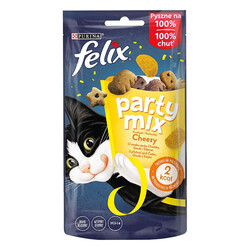 Felix - Felix Party Mix Karışık Peynir Lezzetleri Kedi Ödülü 60 Gr
