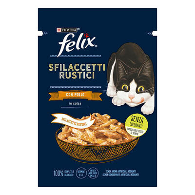 Felix Pouch Tasty Shreds Tavuklu Lezzetli Et Dilimleri Yetişkin Kedi Konservesi 80 Gr