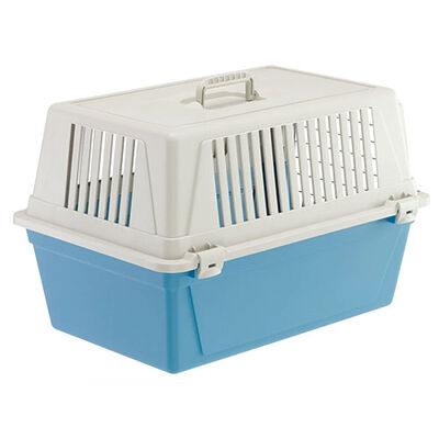 Ferplast Atlas 30 Kedi ve Küçük Irk Köpek Taşıma Kabı 40x60x38 Cm Mavi 